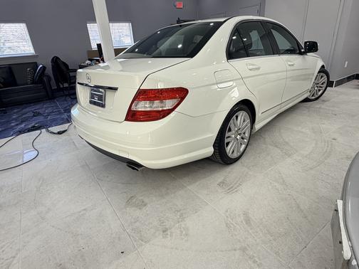 White 2009 Mercedes-Benz C-Class C 300 Sport