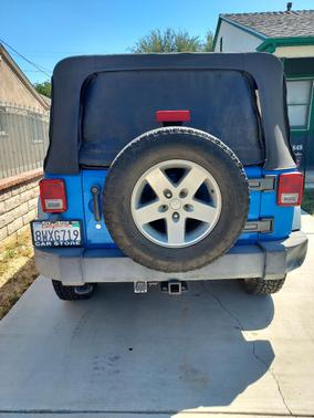 Blue 2012 Jeep Wrangler Unlimited Sport