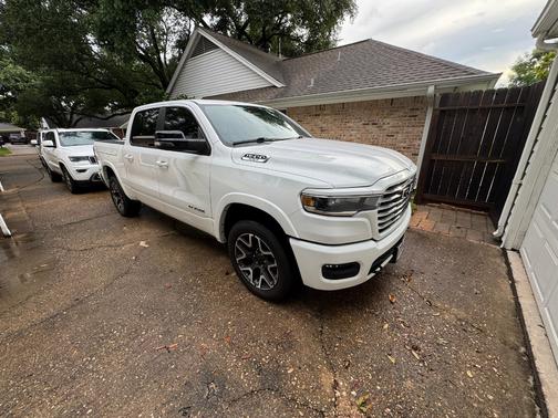 White 2025 RAM 1500 Laramie