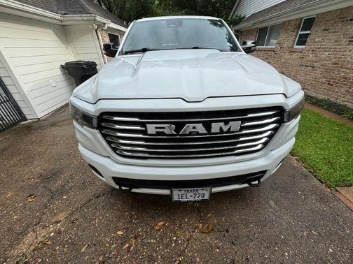 White 2025 RAM 1500 Laramie