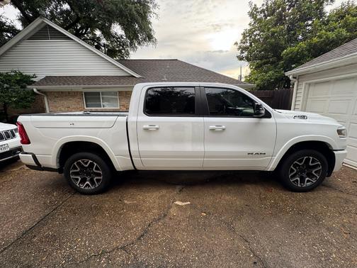 White 2025 RAM 1500 Laramie