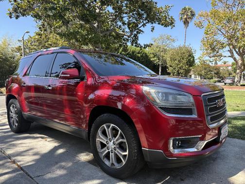 Red 2014 GMC Acadia SLT-1