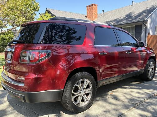 Red 2014 GMC Acadia SLT-1