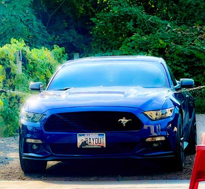 Blue 2016 Ford Mustang GT Premium