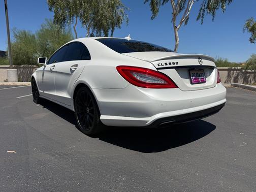 White 2014 Mercedes-Benz CLS-Class CLS 550