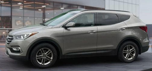 Gray 2017 Hyundai Santa Fe Sport 2.4L