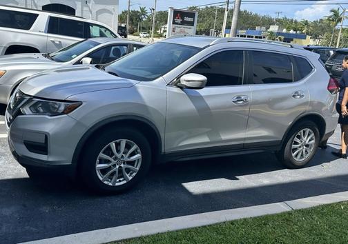Silver 2018 Nissan Rogue SV