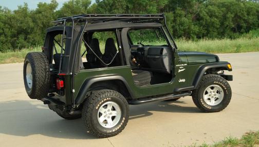 Green 1998 Jeep Wrangler Sport