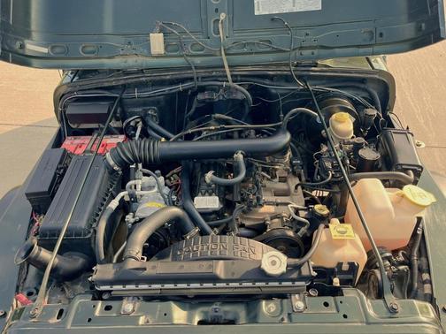 Green 1998 Jeep Wrangler Sport