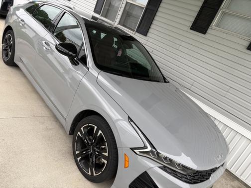 Gray 2024 Kia K5 GT-Line
