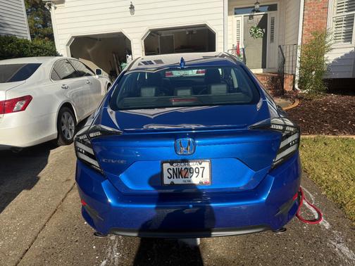 Blue 2016 Honda Civic EX-L