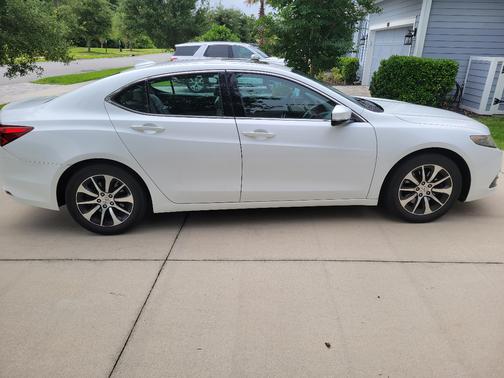 White 2015 Acura TLX Tech