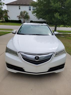 White 2015 Acura TLX Tech
