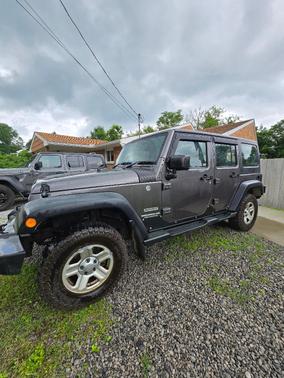 Gray 2016 Jeep Wrangler Unlimited Sport RHD