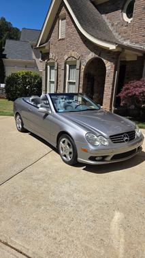 Silver 2005 Mercedes-Benz CLK-Class 500 Cabriolet