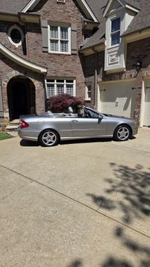 Silver 2005 Mercedes-Benz CLK-Class 500 Cabriolet