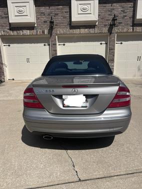 Silver 2005 Mercedes-Benz CLK-Class 500 Cabriolet