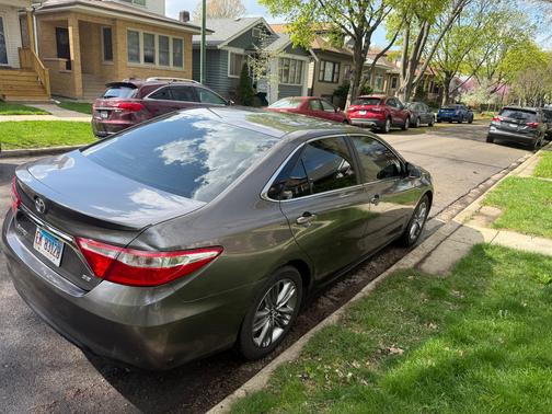 Gray 2015 Toyota Camry SE