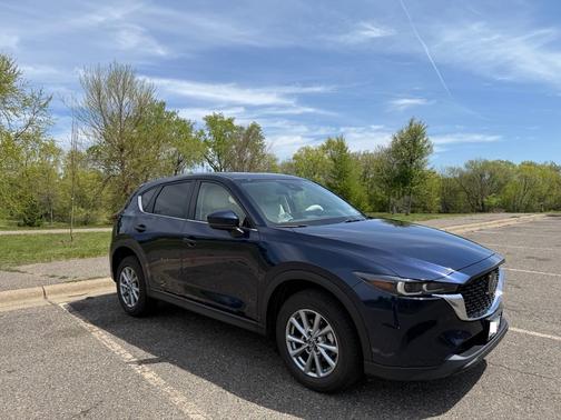 Blue 2023 Mazda CX-5 2.5 S Preferred Package