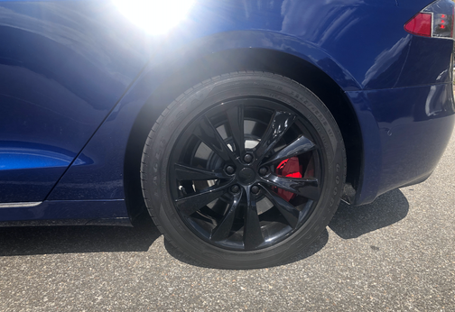Blue 2017 Tesla Model S 75