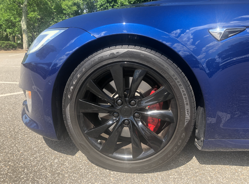 Blue 2017 Tesla Model S 75