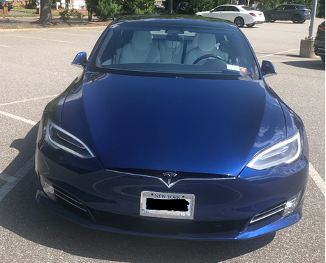 Blue 2017 Tesla Model S 75