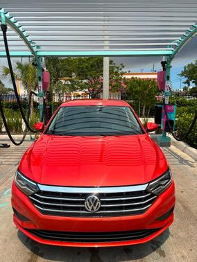 Orange 2019 Volkswagen Jetta 1.4T S