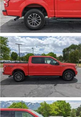Red 2018 Ford F-150 XLT