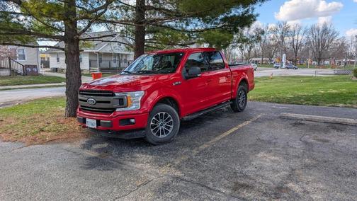 Red 2018 Ford F-150 XLT