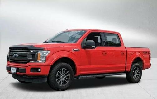 Red 2018 Ford F-150 XLT