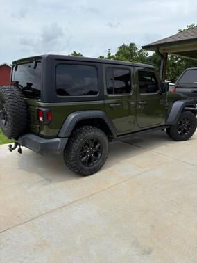Green 2022 Jeep Wrangler Unlimited Willys Sport