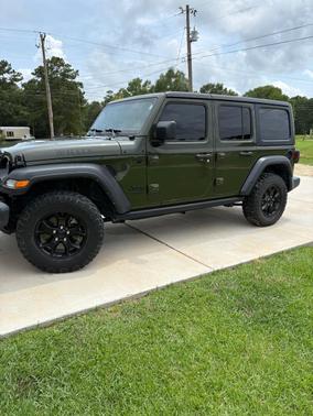 Green 2022 Jeep Wrangler Unlimited Willys Sport