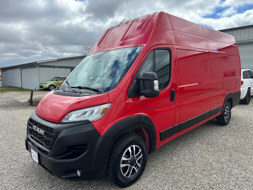 Red 2023 RAM ProMaster 3500 High Roof