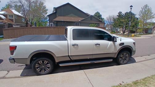 White 2021 Nissan Titan XD Platinum Reserve