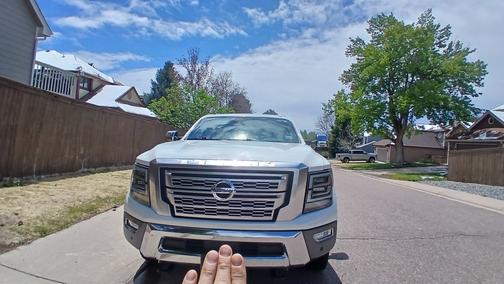 White 2021 Nissan Titan XD Platinum Reserve
