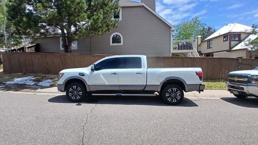 White 2021 Nissan Titan XD Platinum Reserve