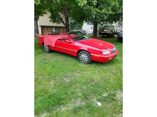 Red 1995 Chrysler LeBaron GTC