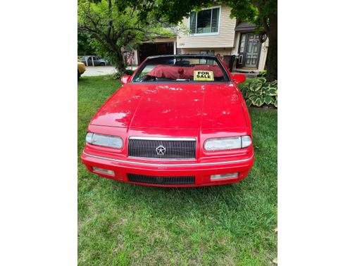 Red 1995 Chrysler LeBaron GTC