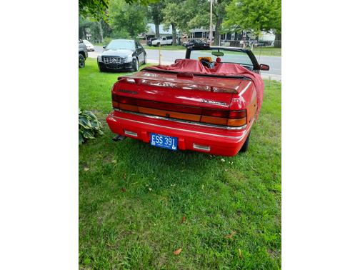 Red 1995 Chrysler LeBaron GTC