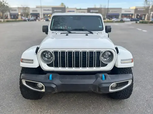White 2024 Jeep Wrangler 4xe Sahara