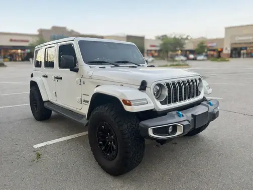 White 2024 Jeep Wrangler 4xe Sahara
