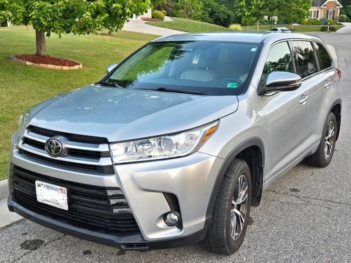 Silver 2017 Toyota Highlander LE Plus