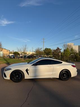 White 2020 BMW M8 Competition