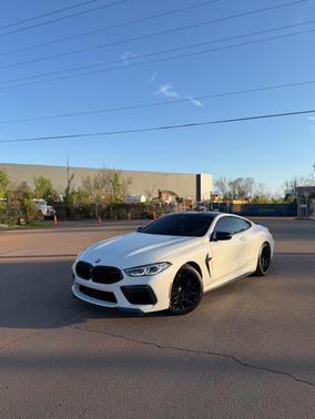 White 2020 BMW M8 Competition