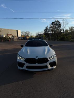 White 2020 BMW M8 Competition