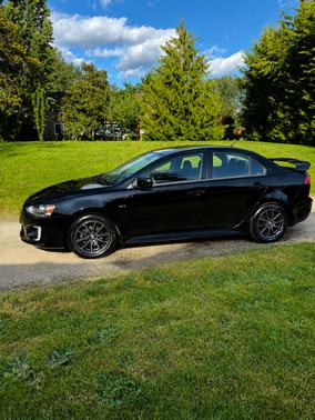 Blue 2017 Mitsubishi Lancer ES