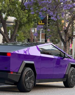 Purple 2024 Tesla Cybertruck Cyberbeast