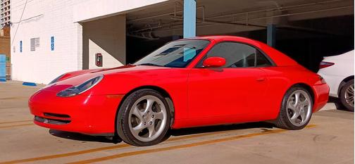 Red 2001 Porsche 911 911 Carrera Cabriolet