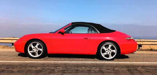 Red 2001 Porsche 911 911 Carrera Cabriolet