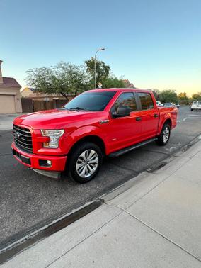 Red 2017 Ford F-150 XL